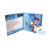 Диджипак CD формата однослойный, со спайдером для 1 диска