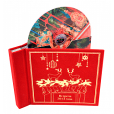 Дигибук CD формата для 5-ти дисков, бархатный