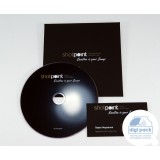 Конверт с клапаном + DVD диск + визитка Конверт с клапаном + DVD диск + визитка