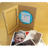 Гофропак DVD для 1 диска с ложементом под буклет