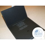 Конверт для 1 CD диска из дизайнерской бумаги, прошитый нитками
