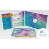Диджипак для 1 CD визитки, 4 полосы