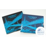 Диджипак для 1 CD диска, 4 полосы, + слипкейс из дизайнерской бумаги