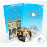 Диджипак для 1 miniCD диска, 4 полосы Диджипак для 1 miniCD диска, 4 полосы