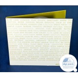 Диджипак CD формата для 1 диска, 4 полосы