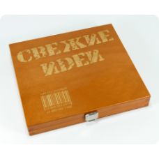Упаковка из дерева для CD или DVD диска Упаковка из дерева для CD или DVD диска
